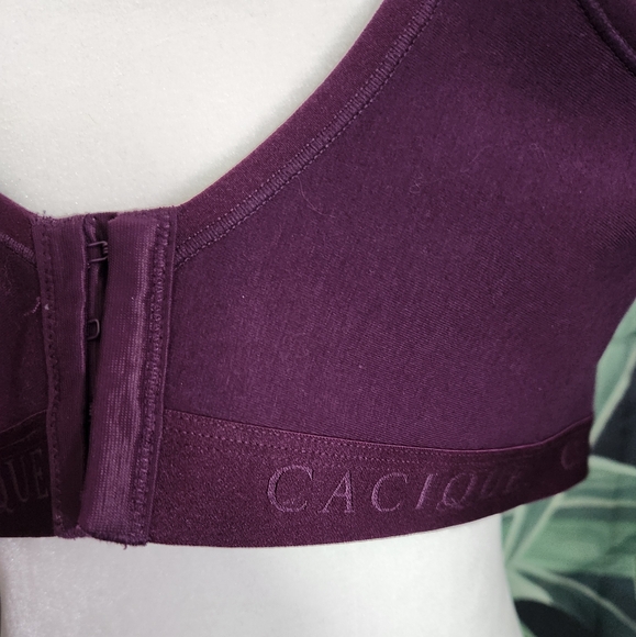 Cacique Lightly Lined No Wire Bra - Picture 2 of 7